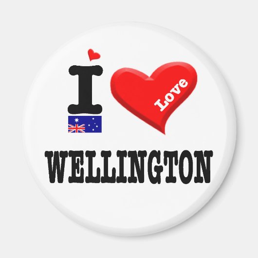 WELLINGTON - I Love Magneet (Voorkant)