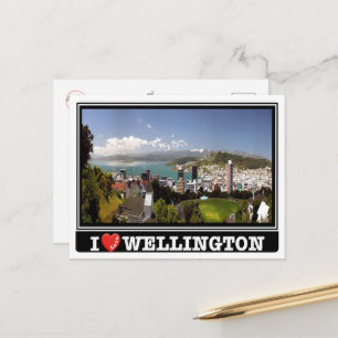 Wellington - I Love - New Zealand - Briefkaart