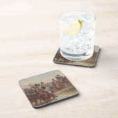 Wellington in Spanje (olie op het paneel) (paar 12 Bier Onderzetter (Rechterzijde)