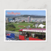 Wellington - kabelauto - Nieuw-Zeeland - Briefkaart (Voorkant)