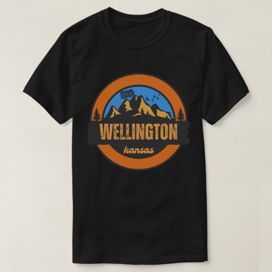 Wellington, Kansas T-shirt (Design voorkant)
