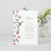 Wellington laars bloemstuk menu bijlage kaart (Staand voorkant)