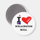 WELLINGTON MILL - I Love Magneet (Voorkant / Achterkant)