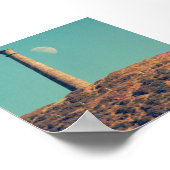 Wellington-monument in Aberystwyth Poster (Hoek)