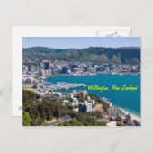 Wellington New Zealand Briefkaart (Voorkant / Achterkant)