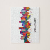 Wellington New Zealand Skyline Legpuzzel (Verticaal)