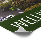 Wellington New-Zeelandse afdruk van kapitaalreizen Poster (Hoek)