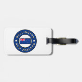 Wellington Nieuw-Zeeland Bagagelabel (Achterkant horizontaal)