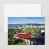 Wellington, Nieuw-Zeeland Briefkaart (Voorkant / Achterkant)