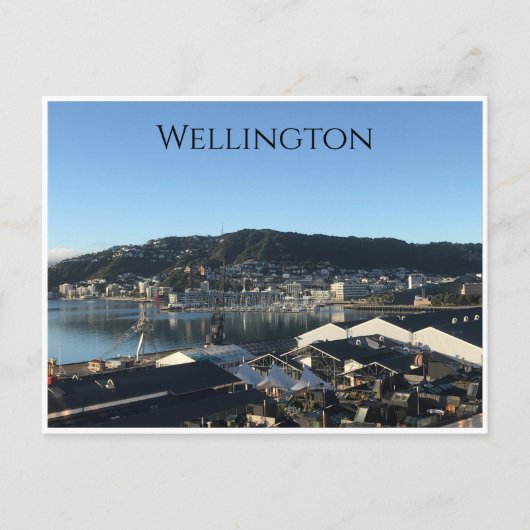 wellington nieuw - zeeland briefkaart (Voorkant)