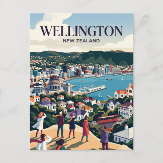 Wellington Nieuw-Zeeland Briefkaart