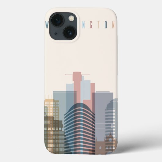 Wellington, Nieuw-Zeeland | City Skyline Case-Mate iPhone Case (Achterkant)