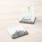 Wellington, Nieuw-Zeeland | City Skyline Drankjes Onderzetter (Rechterzijde)