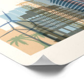 Wellington, Nieuw-Zeeland | City Skyline Poster (Hoek)