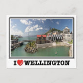 Wellington - Nieuw-Zeeland - Ik hou van - Briefkaart (Voorkant)