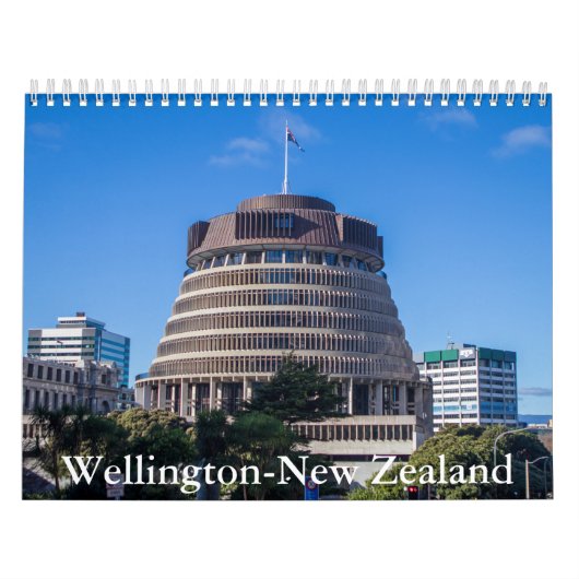 Wellington-Nieuw-Zeeland Kalender (Hoes)