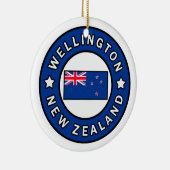 Wellington Nieuw-Zeeland Keramisch Ornament (Rechts)