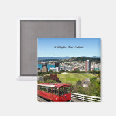 Wellington, Nieuw-Zeeland Magneet (Voorkant / Achterkant)