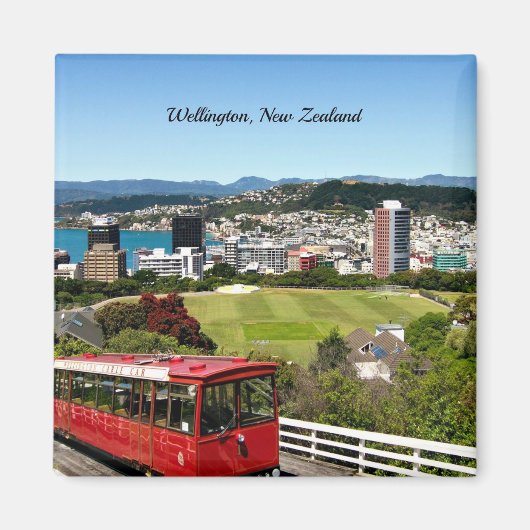 Wellington, Nieuw-Zeeland Magneet (Voorkant)