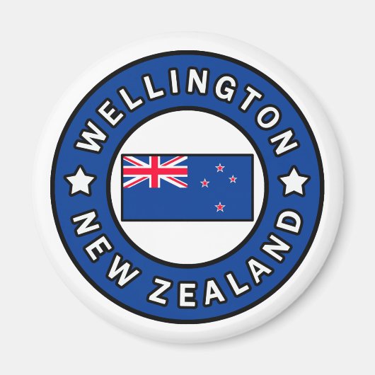 Wellington Nieuw-Zeeland Magneet (Voorkant)