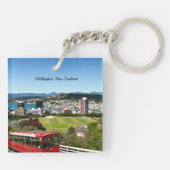 Wellington, Nieuw-Zeeland Sleutelhanger (Achterkant)