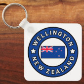 Wellington Nieuw-Zeeland Sleutelhanger (Voorkant)