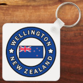Wellington Nieuw-Zeeland Sleutelhanger (Achterkant)