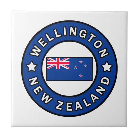 Wellington Nieuw-Zeeland Tegeltje (Voorkant)