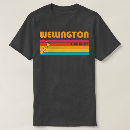 Wellington Nieuw-Zeeland  Verdrietig Souvenir T-shirt (Design voorkant)