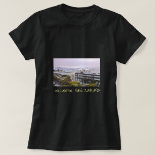 Wellington Nieuw-Zeelandse reisafdruk T-shirt
