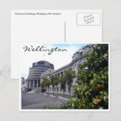 wellington parlementsboom briefkaart (Voorkant / Achterkant)