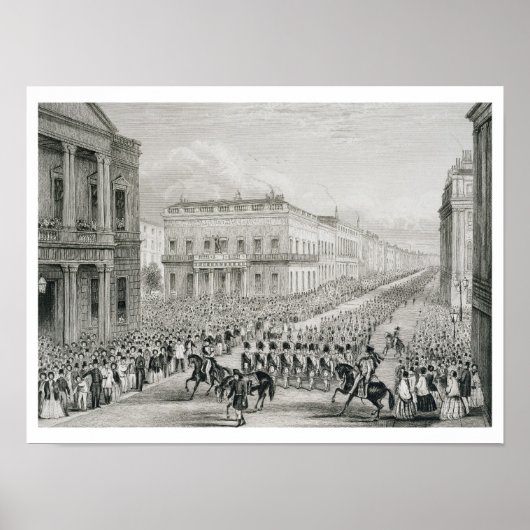 Wellington's Funeral Procession pass the Senior Poster (Voorkant)