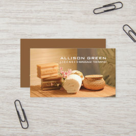 Wellness Aromatherapie SPA Salon Massage therapeut Visitekaartje