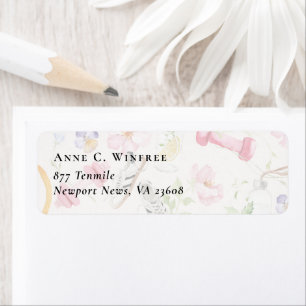 Wellness Branding   Floral Fitness Retouradres Etiket