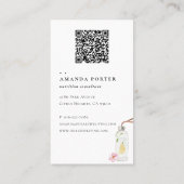 Wellness Branding | QR-code voedingsdeskundige Visitekaartje (Achterkant)