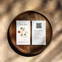 Wellness Branding | QR-code voedingsdeskundige Visitekaartje