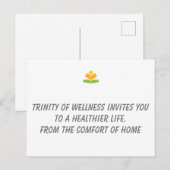 Wellness Card Aankondigingskaart (Voorkant / Achterkant)