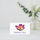 Wellness Clinic Pilates Yoga Stretching Studio Visitekaartje (Staand voorkant)