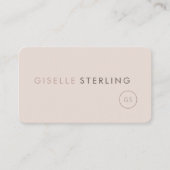 Wellness Coach Feminine Professional Visitekaartje (Voorkant)