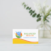 Wellness Coach Visitekaartje (Staand voorkant)