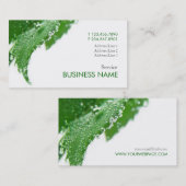 Wellness Fresh Care Business Card-sjabloon Visitekaartje (Voorkant / Achterkant)