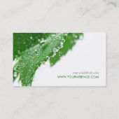 Wellness Fresh Care Business Card-sjabloon Visitekaartje (Achterkant)