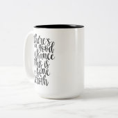 Wellness Holistic Health Bone Broth Tweekleurige Koffiemok (Voorkant links)