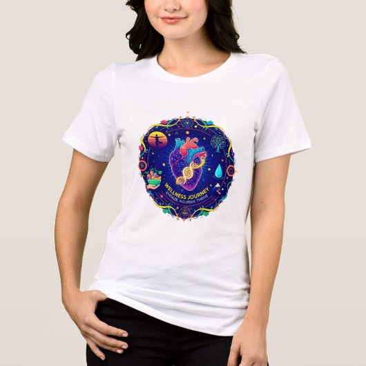 Wellness & Inner Harmony Natuur Graphic T-shirt (Voorkant)