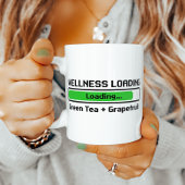 Wellness Loading Groene Thee Grapefruit Pixel Koffiemok