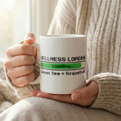 Wellness Loading Groene Thee Grapefruit Pixel Koffiemok