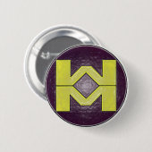 Wellness Man Pin Ronde Button 5,7 Cm (Voorkant /achterkant)