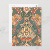 Wellness mandalas boho briefkaart (Voorkant / Achterkant)