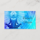 Wellness Meditation Blue Visitekaartje (Voorkant)