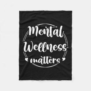 Wellness Problemen Mental Health Awareness Onderst Fleece Deken